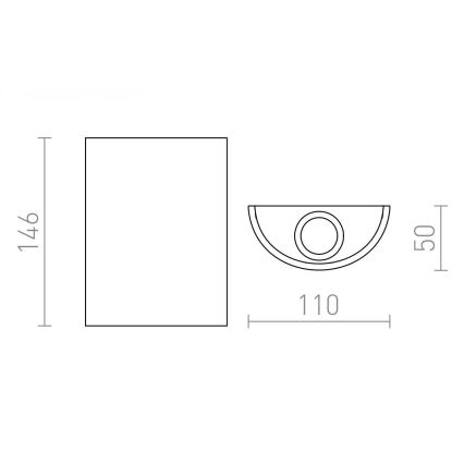 RED - Design Rendl - R12592 - Applique LED DAFFY LED/6W/230V bianca