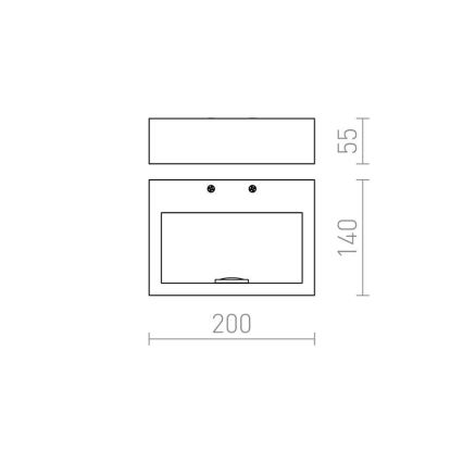 RED - Design Rendl - R12595 - Applique LED NEMAN LED/10W/230V