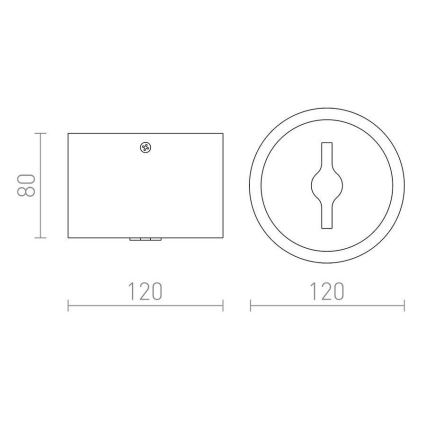 RED-Design Rendl-R12633-LED Faretto dimmerabile KELLY LED/15W/230V bianco