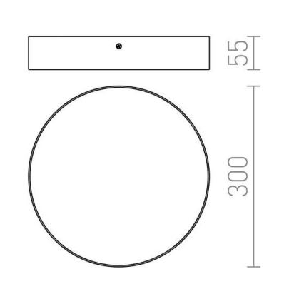 RED - Design Rendl - R12845 - Plafoniera LED LARISA LED/30W/230V marrone