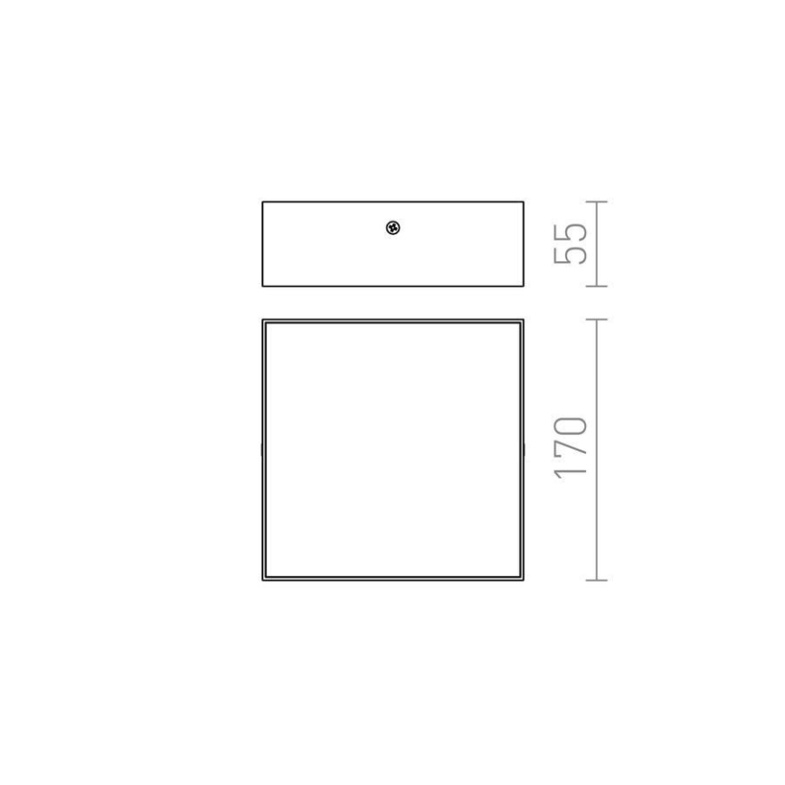 RED - Design Rendl - R12848 - Plafoniera LED LARISA LED/15W/230V bianca