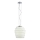 Redo 01-1141 - Lampada a sospensione con cavo MAGMA 1xE27/42W/230V Ø 38 cm cromo lucido/bianco