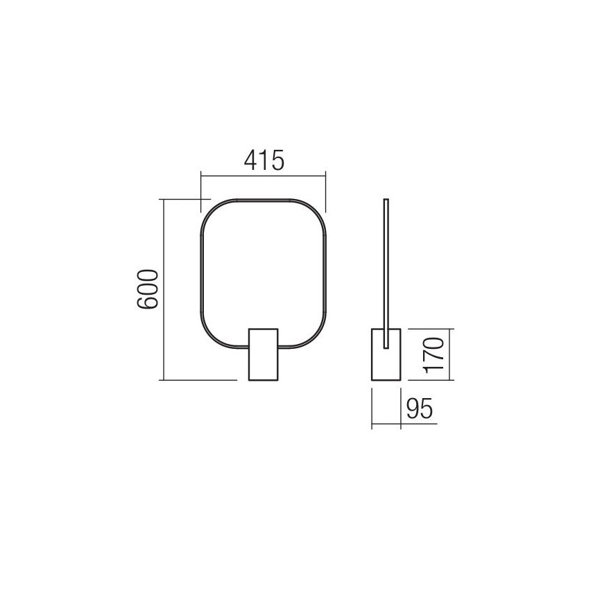 Redo 01-1226 - Lampada da tavolo LED dimmerabile DOM LED/21W/230V bianca