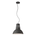 Redo 01-1281 - Lampadario a sospensione con cavo PEEP 1xE27/42W/230V Ø 34,5 cm nero