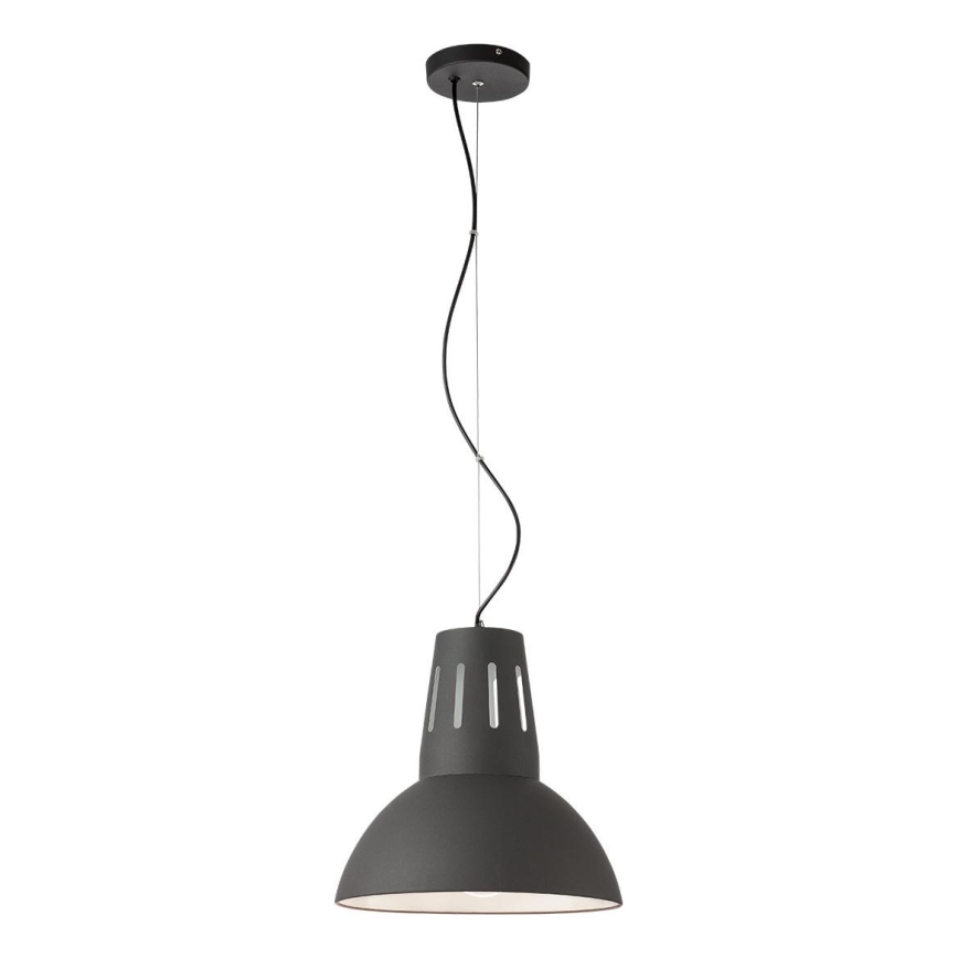 Redo 01-1281 - Lampadario a sospensione con cavo PEEP 1xE27/42W/230V Ø 34,5 cm nero