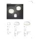 Redo 01-1453 - Plafoniera LED da bagno NAJI LED/12W/230V diametro 30 cm IP44