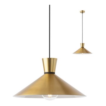 Redo 01-1460 - Lampadario a sospensione con filo KIMONO 1xE27/42W/230V diametro 39,5 cm oro