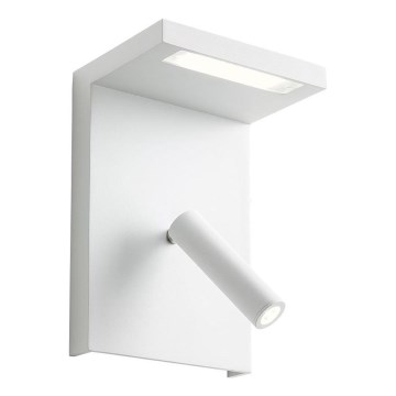 Redo 01-1499 - Luce Spot da parete a LED AGOS LED/6W/230V + LED/3,2W USB bianco