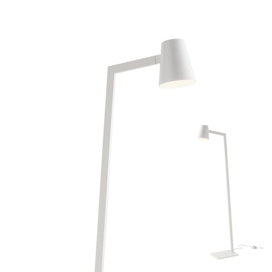 Redo 01-1556 - Lampada da terra MINGO 1xE27/42W/230V bianca