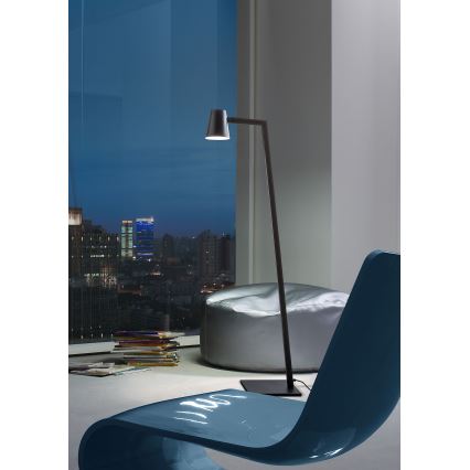 Redo 01-1557 - Lampada da terra MINGO 1xE27/42W/230V nera