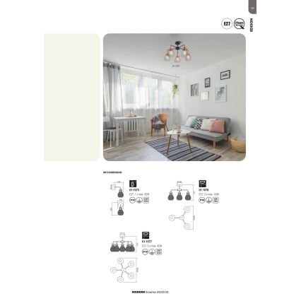 Redo 01-1575 - Applique EDISON 1xE27/42W/230V