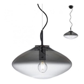 Redo 01-1619 - Lampadario a sospensione con filo ABSOLUTE 1xE27/42W/230V grigio