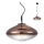 Redo 01-1620 - Lampadario a sospensione con filo ABSOLUTE 1xE27/42W/230V rame