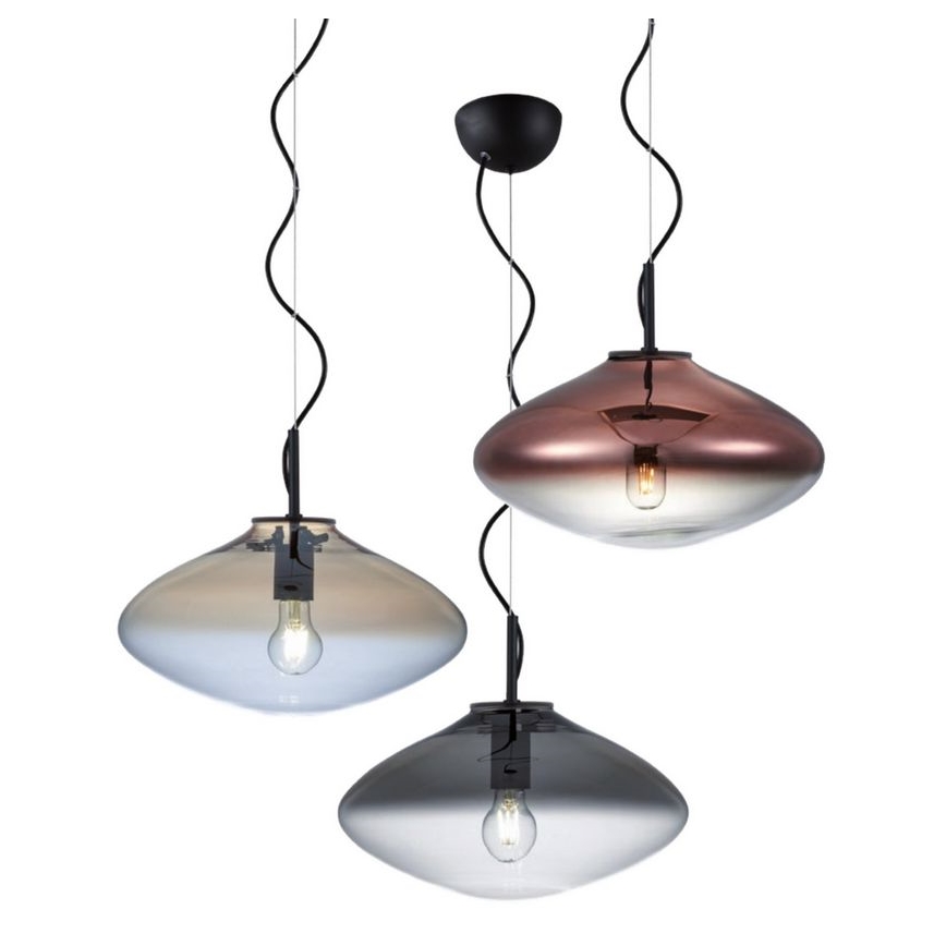 Redo 01-1620 - Lampadario a sospensione con filo ABSOLUTE 1xE27/42W/230V rame