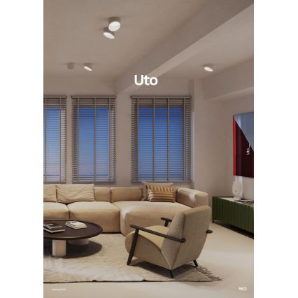 Redo 01-1625 - Faretto LED UTO LED/6W/230V Ø 9 cm bianco