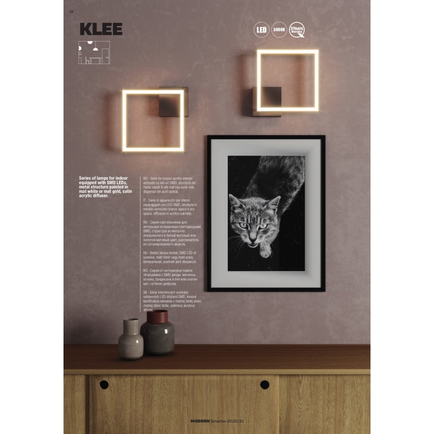 Redo 01-1642 - Plafoniera LED dimmerabile KLEE LED/57W/230V, bianca