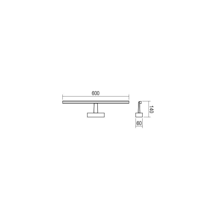 Redo 01-1673 - Illuminazione a LED per specchi da bagno NEPTUNE LED/12W/230V IP44