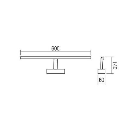 Redo 01-1674 - Illuminazione a LED per specchi da bagno NEPTUNE LED/12W/230V IP44