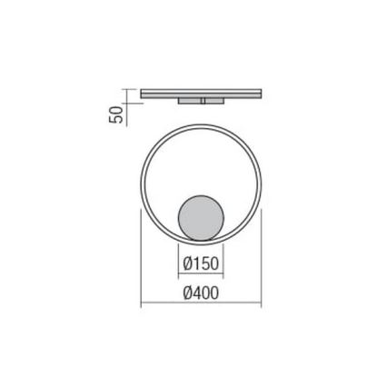 Redo 01-1699 - Applique a LED ORBIT LED/28W/230V