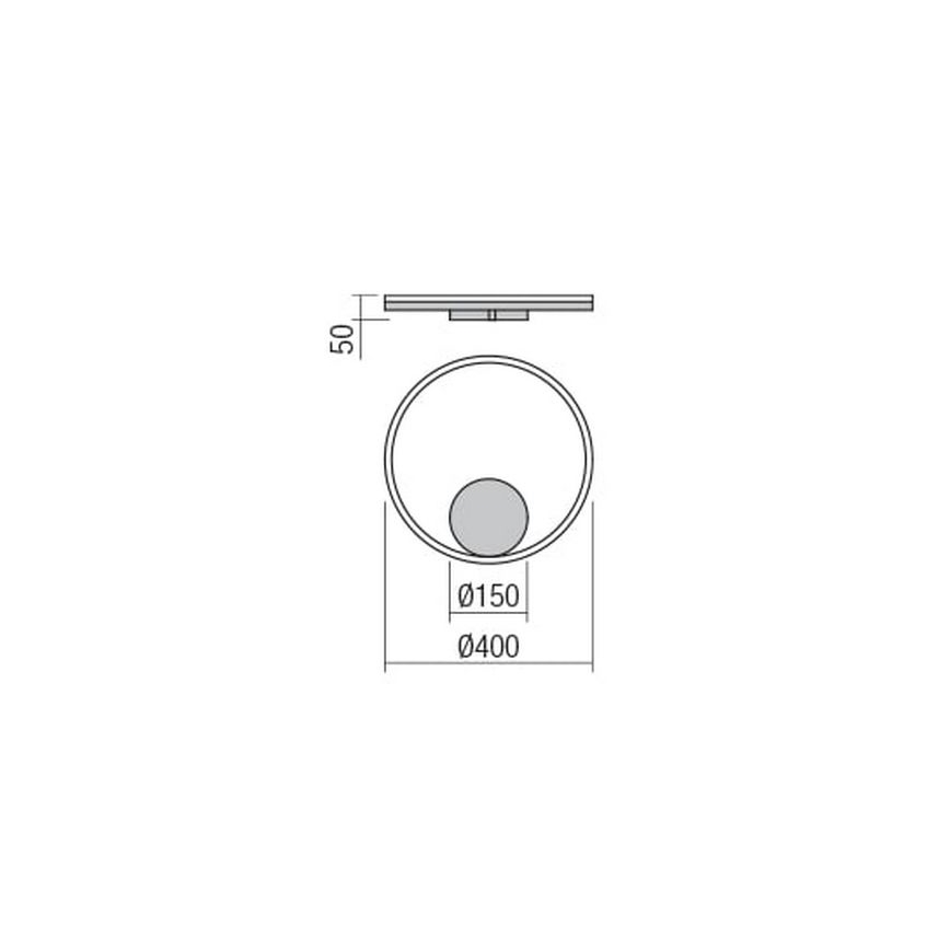Redo 01-1699 - Applique a LED ORBIT LED/28W/230V