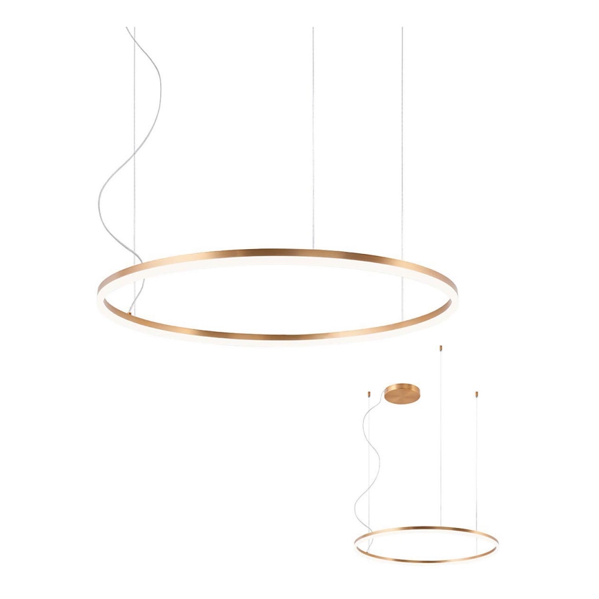 Redo 01-1713 - Lampadario LED a sospensione con filo ORBIT LED/55W/230V bronzo