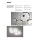 Redo 01-1740 - Plafoniera LED dimmerabile RADIUS 1xLED/45W/230V