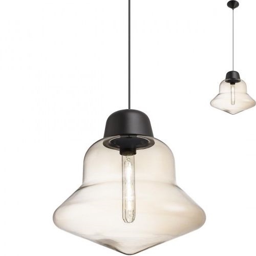 Redo 01-1770 - Lampadario a sospensione con filo AMNO 1x/E27/42W/230V diametro 33 cm beige