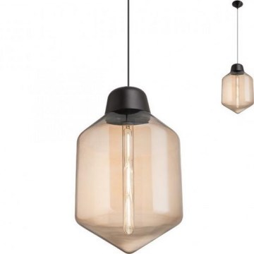 Redo 01-1772 - Lampadario a sospensione con filo AMNO 1x/E27/42W/230V diametro 26 cm beige