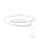 Redo 01-1795 - Lampadario LED dimmerabile a sospensione con cavo TORSION LED/40W/230V Ø 74 cm bianco