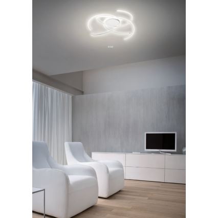 Redo 01-1801 - Plafoniera LED dimmerabile ALIEN LED/60W/230V 3000K diametro 70 cm bianco