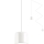 Redo 01-1821 - Lampadario a sospensione con filo DODO 1xE27/15W/230V ragno bianco