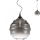 Redo 01-1845 - Lampadario a sospensione con filo SLAG 1xE27/42W/230V diametro 40 cm grigio