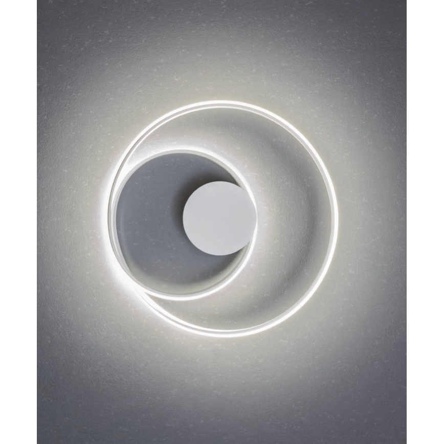 Redo 01-1886 - Plafoniera LED dimmerabile TORSION LED/29W/230V Ø 55 cm bianca