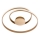 Redo 01-1887 - Plafoniera a LED dimmerabile TORSION LED/29W/230V 4000K Ø 55 cm bronzo