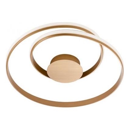 Redo 01-1887 - Plafoniera da soffitto dimmerabile a LED TORSION LED/29W/230V Ø 55 cm finitura bronzo