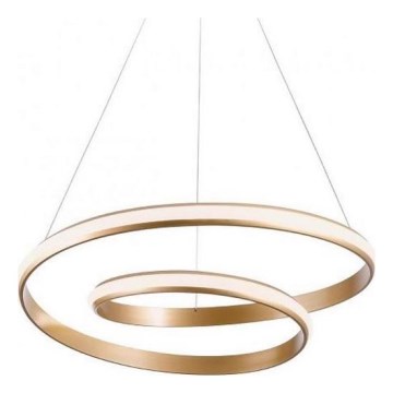 Redo 01-1889 - Lampadario dimmerabile a cavo LED TORSION LED/29W/230V 4000K diam. 55 cm bronzato