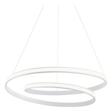 Redo 01-1890 - Lampadario LED dimmerabile sospeso su cavo TORSION LED/35W/230V Ø 75 cm bianco