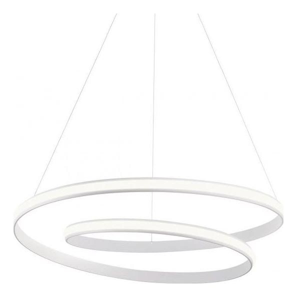 Redo 01-1890 - Lampadario LED dimmerabile sospeso su cavo TORSION LED/35W/230V Ø 75 cm bianco