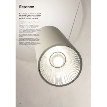 Redo 01-1971 - Lampadario a sospensione con filo LED dimmerabile ESSENCE LED/36W/230V CRI 90 3000K bianco