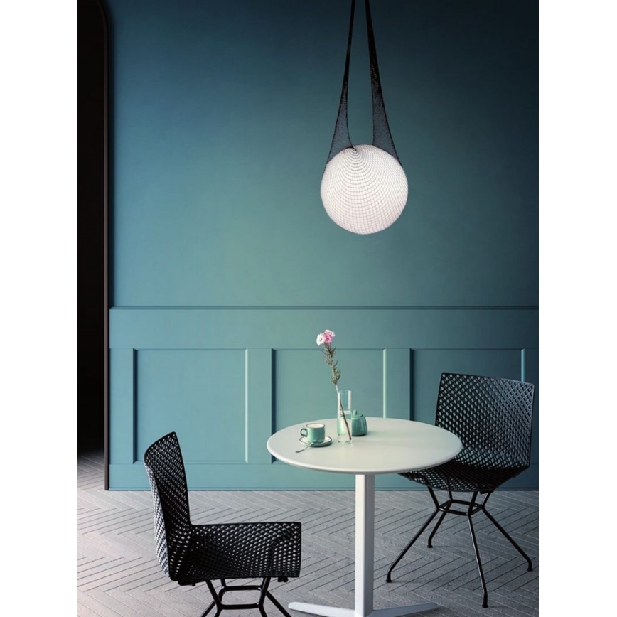 Redo 01-1974 - Lampadario LED a sospensione su cavo ALLURIA 1xE27/10W/230V Ø 40 cm