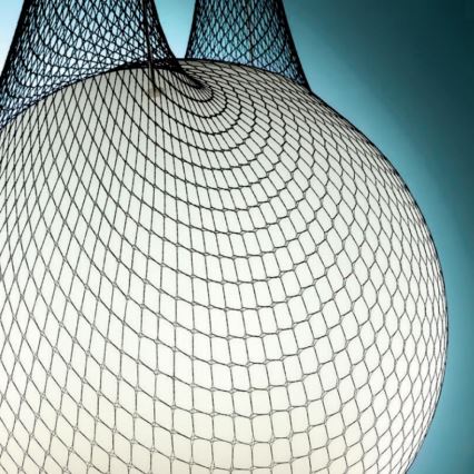 Redo 01-1974 - Lampadario LED a sospensione su cavo ALLURIA 1xE27/10W/230V Ø 40 cm