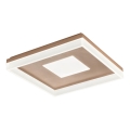 Redo 01-2000 - Plafoniera da soffitto dimmerabile MAYA LED/55W/230V 51x51 cm dorata