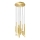 Redo 01-2058 - Lampadario LED a sospensione con filo MADISON 16xLED/4W/230V oro