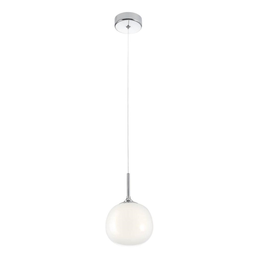 Redo 01-2081 - Sospensione a cavo KIWI 1xG9/40W/230V Ø 12 cm cromo lucido/bianco