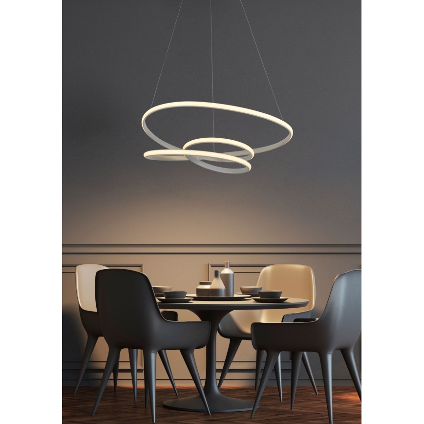 Redo 01-2191 - Lampadario LED Dimmerabile su corda SINTRA LED/57W/230V
