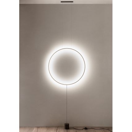 Redo 01-2197 - Lampada LED da terra SLICK LED/19W/230V nero