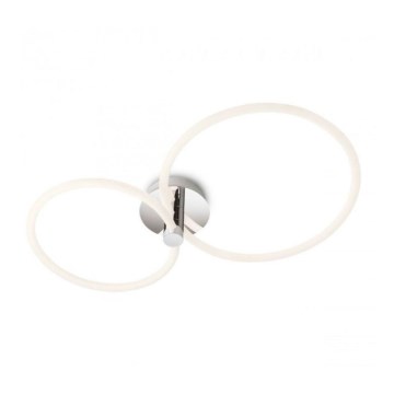 Redo 01-2224 - Lampadario a plafone LED dimmerabile SPELL LED/43W/230V 3000K cromo lucido