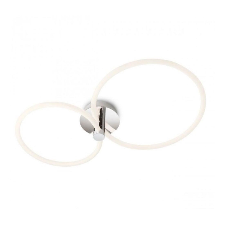 Redo 01-2224 - Lampadario a plafone LED dimmerabile SPELL LED/43W/230V 3000K cromo lucido