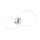 Redo 01-2224 - Lampadario a plafone LED dimmerabile SPELL LED/43W/230V 3000K cromo lucido