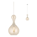 Redo 01-2258 - Lampadario a sospensione con filo LOB 1xE27/42W/230V diametro 22 cm beige